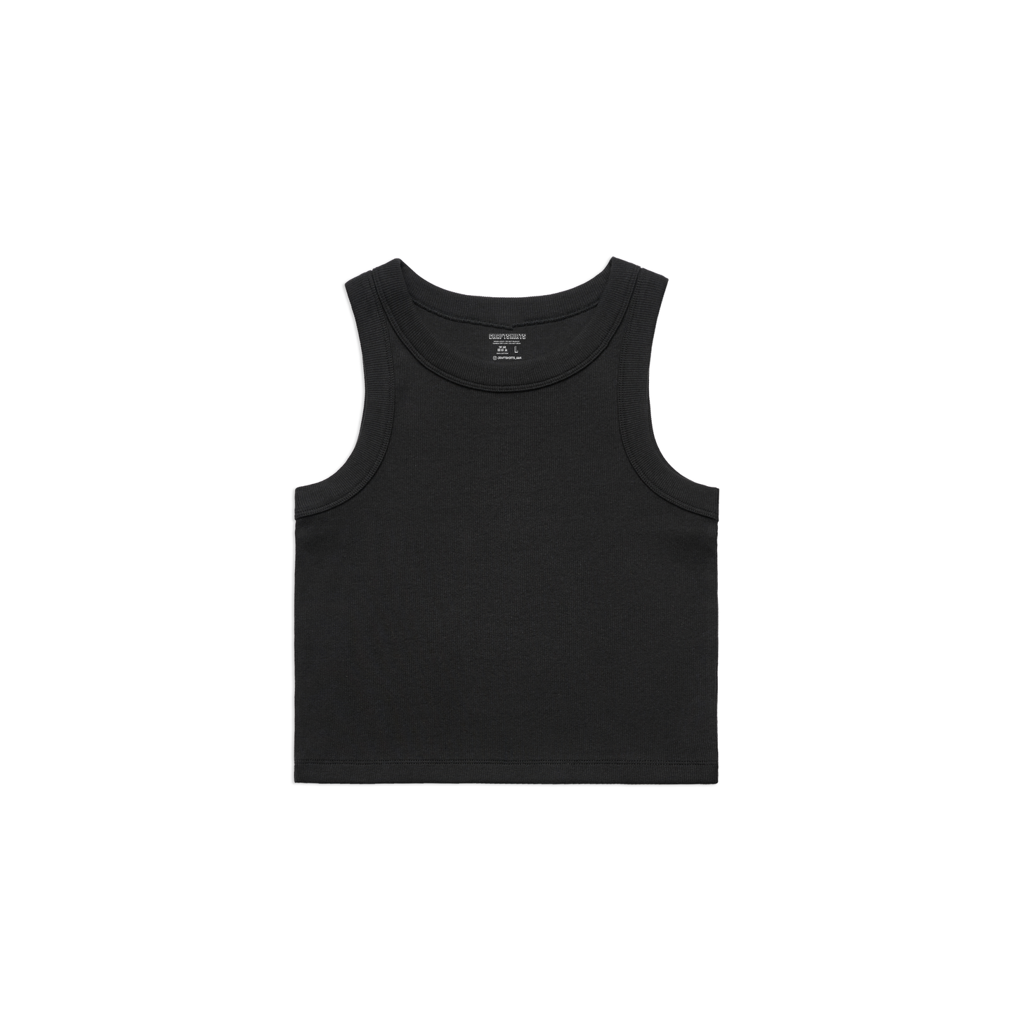 Top corto con ribete orgánico personalizado