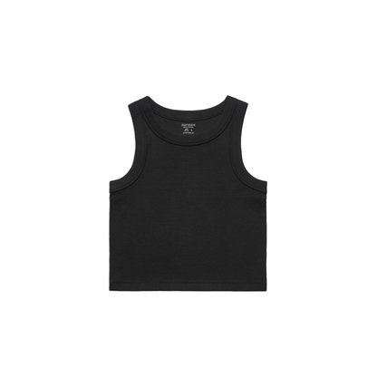 Top corto con ribete orgánico personalizado