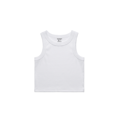 Top corto con ribete orgánico personalizado