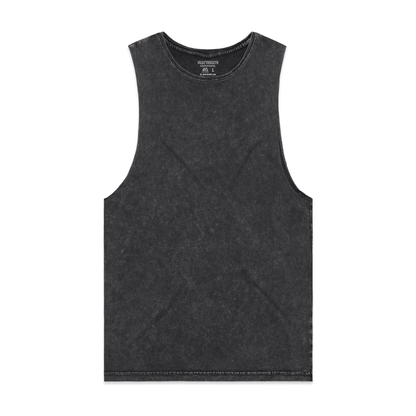 Camiseta banard sin mangas con lavado a piedra personalizada
