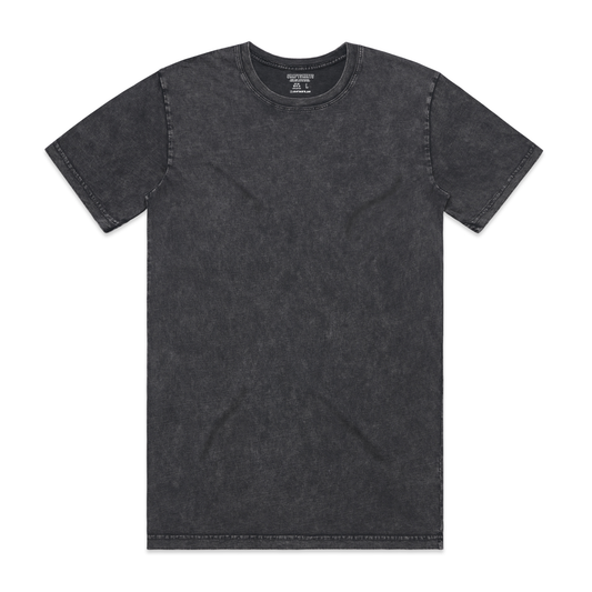 Camiseta manga corta con lavado a piedra personalizada