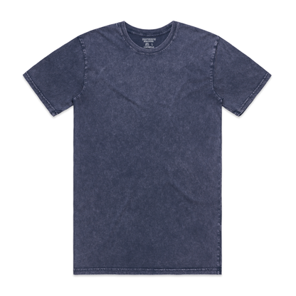 Camiseta manga corta con lavado a piedra personalizada