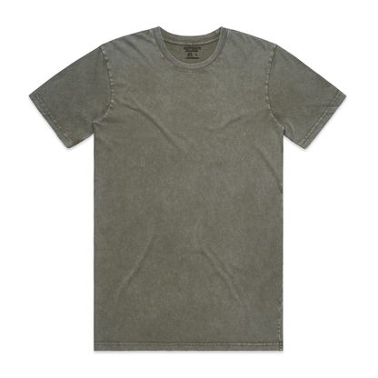 Camiseta manga corta con lavado a piedra personalizada