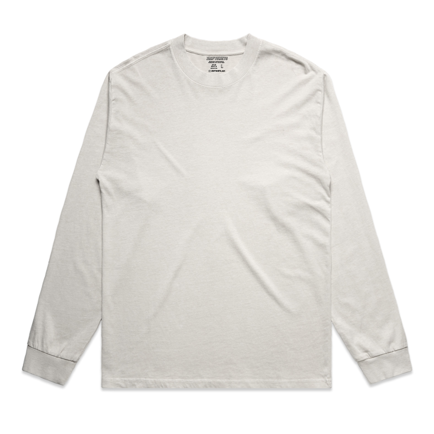 Camiseta faded manga larga personalizada